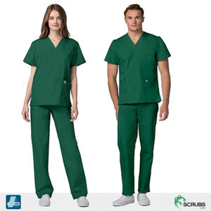 NWT Adar Uniforms Hunter Green Scrubs Size XS